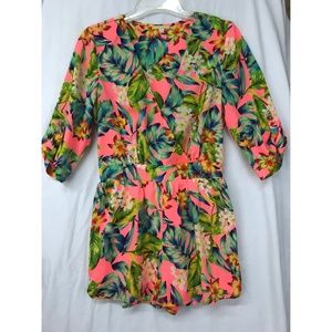 Gianni Bini tropical print romper